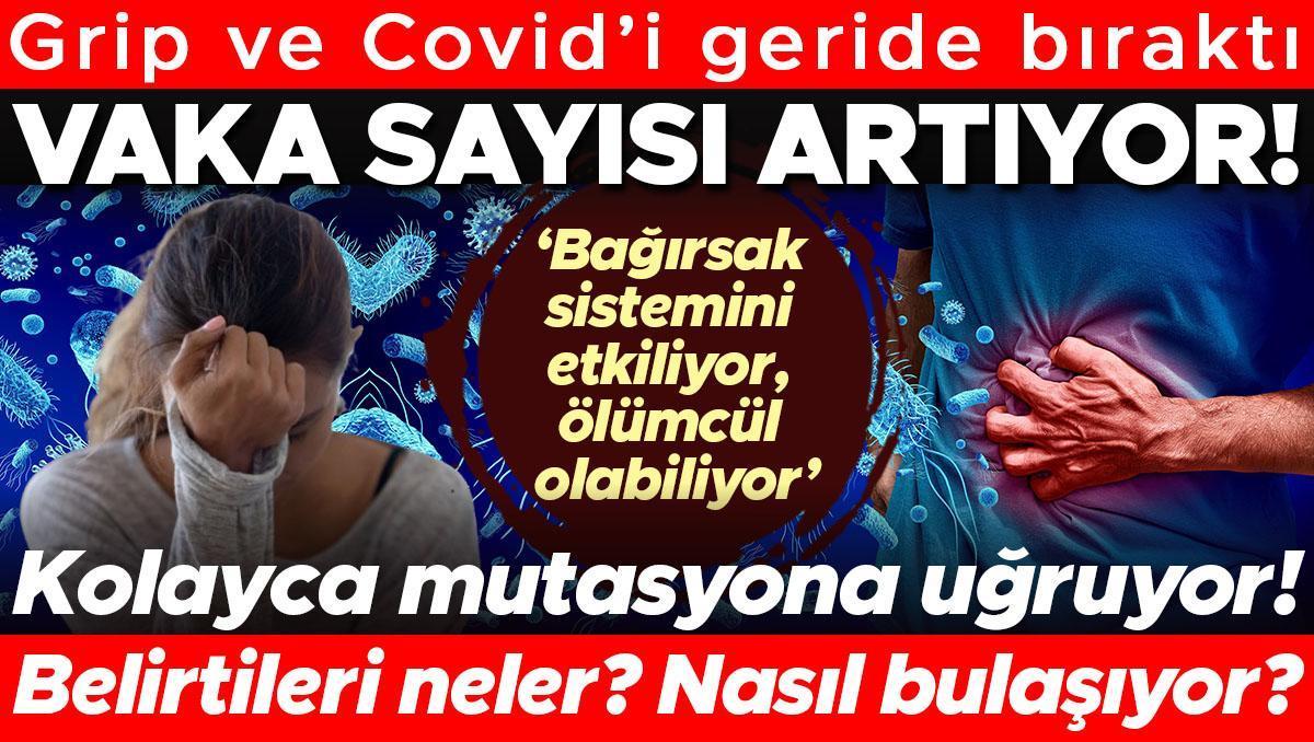 Grip ve Covid’i geride bıraktı, vaka sayısı artıyor! Kolayca mutasyona uğruyor | ‘Mide-bağırsak sistemini etkiliyor, ölümcül olabiliyor’